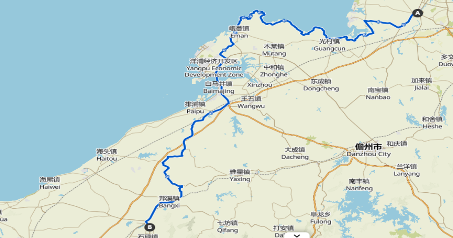 Lingao to Changjiang