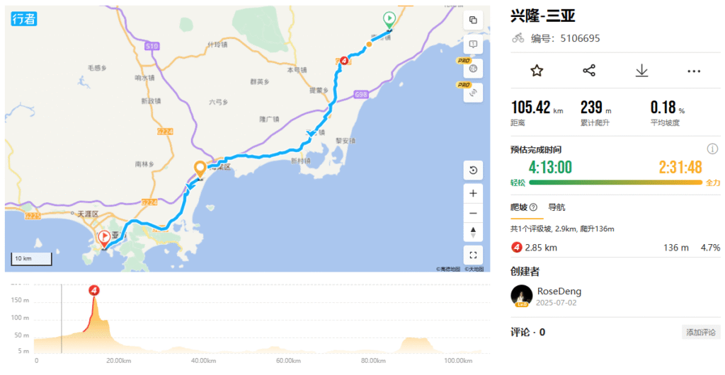 Xinglong to Haitang