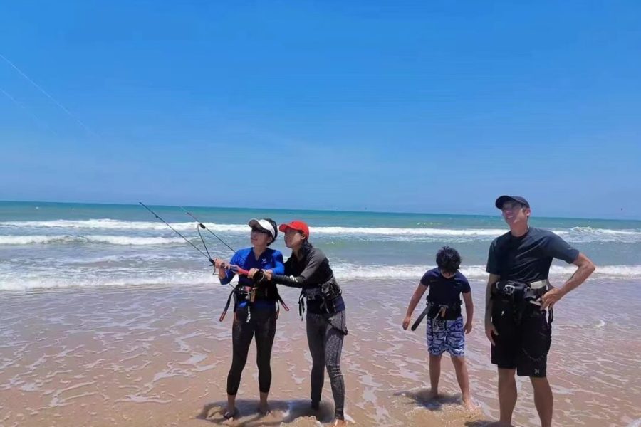 kite boarding training